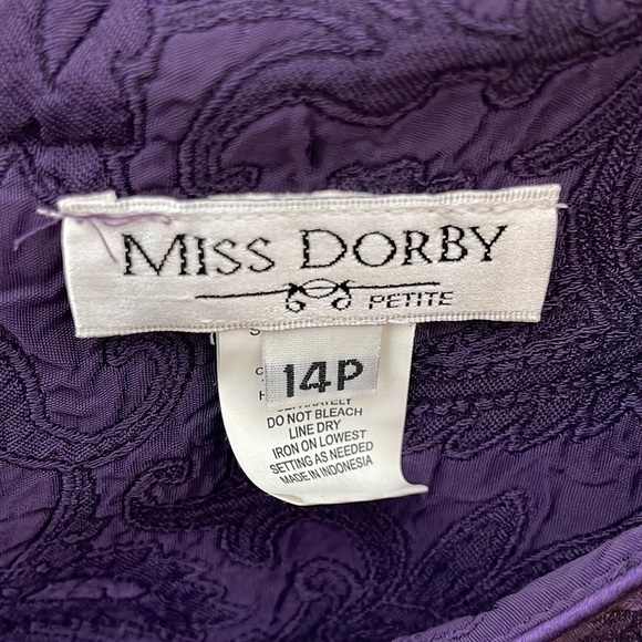 ❤️ 🆕 MISS DORY Petite Dress Size 14P - Picture 4 of 4